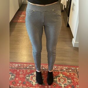 MICHAEL Michael Kors Black and White Cotton Pants